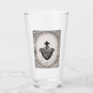 Das heiligste Herz Jesu Christi Glas