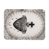 Das heiligste Herz Jesu Christi Magnet (Horizontal)