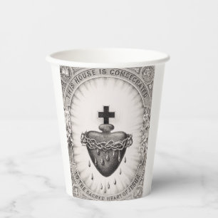 Das heiligste Herz Jesu Christi Pappbecher