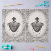 Das heiligste Herz Jesu Christi Seidenpapier (Basteln)