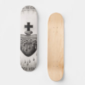 Das heiligste Herz Jesu Christi Skateboard (Vorderseite)