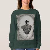 Das heiligste Herz Jesu Christi Sweatshirt (Vorderseite)