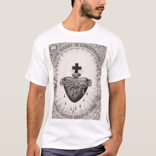 Das heiligste Herz Jesu Christi T-Shirt (Vorderseite)