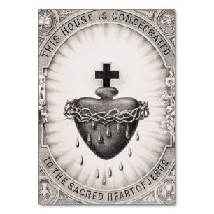 Das heiligste Herz Jesu Christi Tischnummer