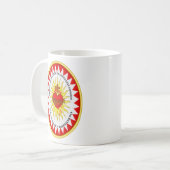 Das heiligste Herz Jesu Kaffeetasse (Vorderseite Links)