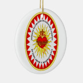 Das heiligste Herz Jesu Keramik Ornament (Rechts)