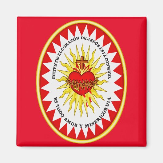 Das heiligste Herz Jesu Magnet (Vorne)