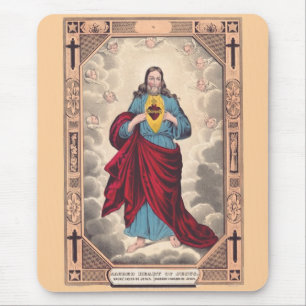 Das Heiligste Herz Jesu Mousepad