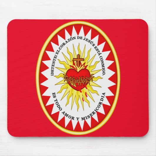 Das heiligste Herz Jesu Mousepad (Vorne)