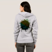 Das Heiligtum des Smaragdwalds Hoodie (Schwarz voll)