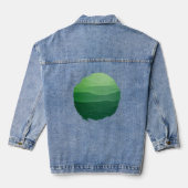 Das Heiligtum des Smaragdwalds Jeansjacke (Rückseite)
