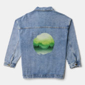 Das Heiligtum des Smaragdwalds Jeansjacke (Rückseite)