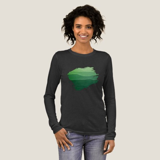 Das Heiligtum des Smaragdwalds Tri-Blend Shirt (Volle Vorderseite)