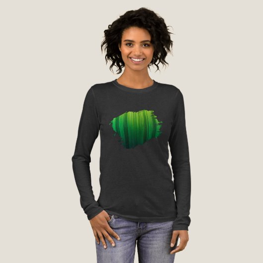 Das Heiligtum des Smaragdwalds Tri-Blend Shirt (Volle Vorderseite)