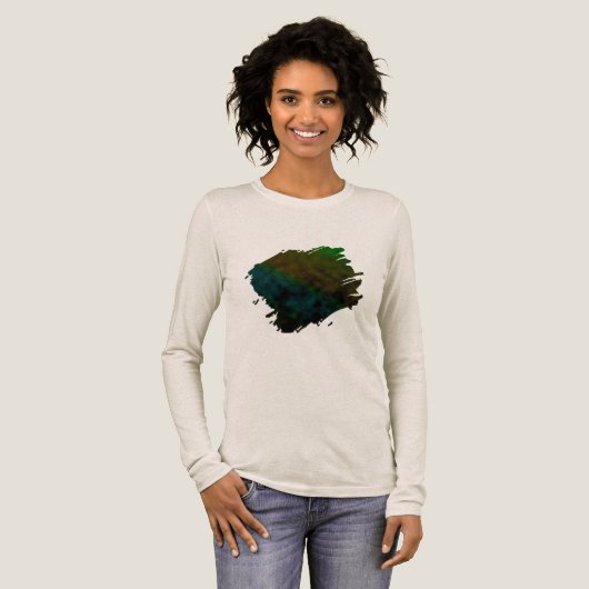 Das Heiligtum des Smaragdwalds Tri-Blend Shirt (Volle Vorderseite)