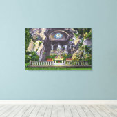 Das Heiligtum unserer traurigen Mutter Grotto View Leinwanddruck (Insitu (Holzboden))