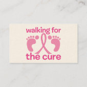 Das Heilmittel zu Fuß Visitenkarte (Rückseite)