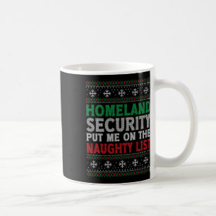Das Heimatschutzministerium hat mich auf die unart Kaffeetasse