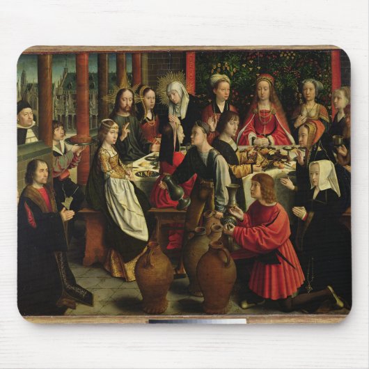 Das Heirat-Fest bei Cana, c.1500-03 Mousepad (Vorne)