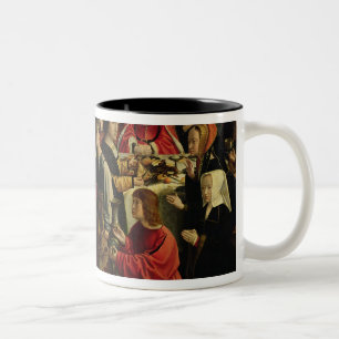 Das Heirat-Fest bei Cana, c.1500-03 Zweifarbige Tasse