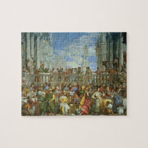 Das Heirat-Fest bei Cana, c.1562 (Öl auf Leinwand) Puzzle