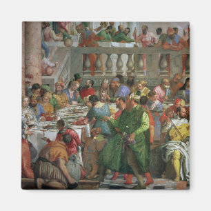 Das Heirat-Fest bei Cana, Detail des Festlich Magnet