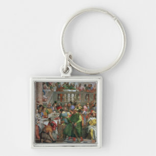Das Heirat-Fest bei Cana, Detail des Festlich Schlüsselanhänger