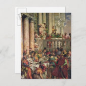 Das Heiratsfest in Cana Postkarte (Vorne/Hinten)