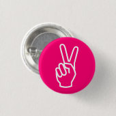 Das heiß rosa Handzeichen der modernen Grafik Button (Vorne & Hinten)