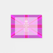 Das heiße Ihr Rosa behalten Ruhe, Post-it Klebezettel (Vorderseite)