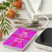 Das heiße Ihr Rosa behalten Ruhe, Schlüsselanhänger (Vorderseite rechts)