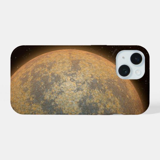 Das heiße Rocky Exoplanet hatte 219134 B. iPhone 15 Hülle (Rückseite (Horizontal))