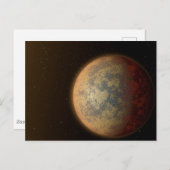 Das heiße Rocky Exoplanet hatte 219134 B. Postkarte (Vorne/Hinten)