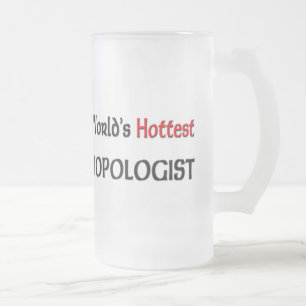 Das heißeste Topologist der Welt Mattglas Bierglas