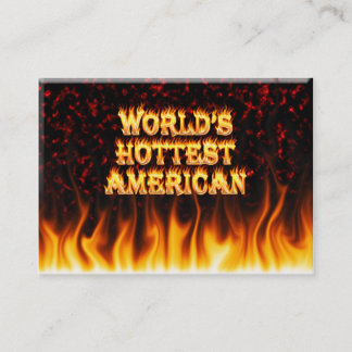 Das heißestes amerikanisches Feuer der Welt und Visitenkarte