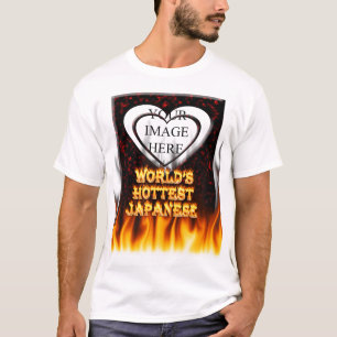 Das heißestes japanisches Feuer der Welt und T-Shirt