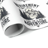 Das heißt, es ist Zeit für ein neues Abenteuer Geschenkpapier (Rolleneckpunkt)