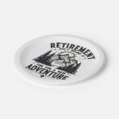 Das heißt, es ist Zeit für ein neues Abenteuer Pappteller (Schrägansicht)