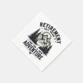 Das heißt, es ist Zeit für ein neues Abenteuer Serviette (Ecke)