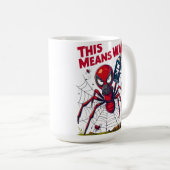 Das heißt Krieg! – Die Rache der Spinne Kaffeetasse (VorderseiteRechts)