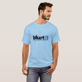 Das hellblaue grundlegende T-Shirt der Männer (Vorne ganz)