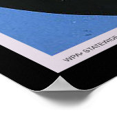 Das helle blaue Wetter im Oktober Poster (Ecke)