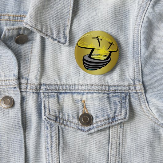 Das helle Cap golden Button (Beispiel)