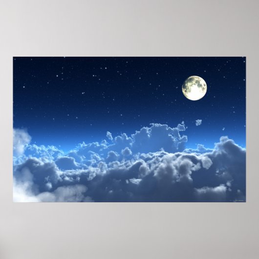 Das helle Mondlicht-Poster Poster (Vorne)