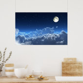 Das helle Mondlicht-Poster Poster (Küche)