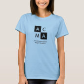 Das helle Shirt der Krawatten-ACMA (Vorderseite)