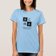 Das helle Shirt der Krawatten-ACMA