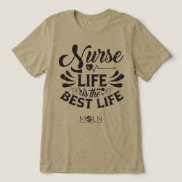 Das hellfarbene T-Shirt für die Krankenversicherun Tri-Blend Shirt