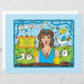 Das herausfordernde_flache Papierblatt 11"x8.5" (Vorne/Hinten)