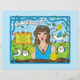 Das herausfordernde_flache Papierblatt 11"x8.5"